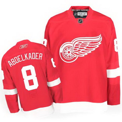 80% Discount Red NHL Detroit Red Wings 8 Justin Abdelkader Hockey Jersey